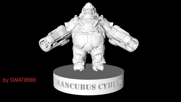 mancubus cyber condamner 4 by swat8989 outils gadgets doom4 mancubuscyber 3d print model - Mito3D