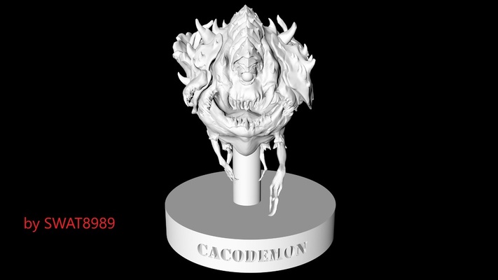 cacodémon condamner 4 by swat8989 outils gadgets doom4 3d print model - Mito3D