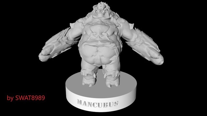 mancubus condamner 4 by swat8989 outils gadgets doom4 3d print model - Mito3D