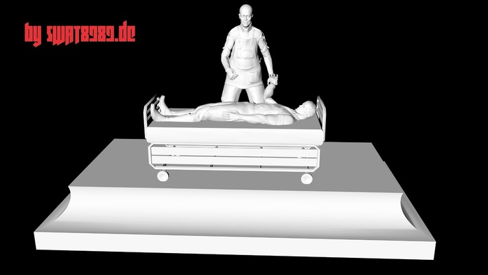 wolfenstein diorama by swat8989 ferramentas aparelhos bjblazkowicz cabeça morte swat8989de ordem 3d print model - Mito3D