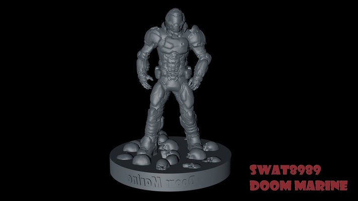 doom marine 4 by swat8989 tools gadgets doommarine doom4 hell 3d print model - Mito3D