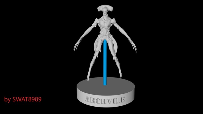 archvile condamner 4 by swat8989 outils gadgets doom4 3d print model - Mito3D
