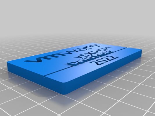 my customized vmware vexpert remixed by commputethis hobby & diy 3d print model - Mito3D