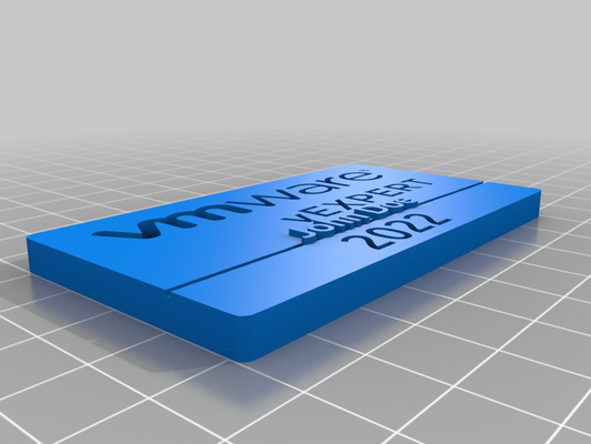 customizable vmware vexpert by commputethis hobby & diy 3d print model - Mito3D