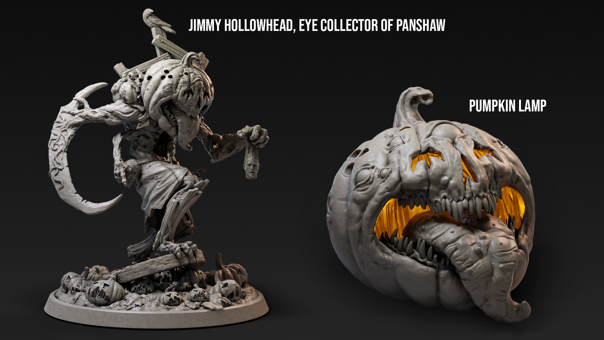 halloween bonus loot studios remixed by mohist mechanism art sculptures sculpture pumpkin ghost 3D print model - Mito3D