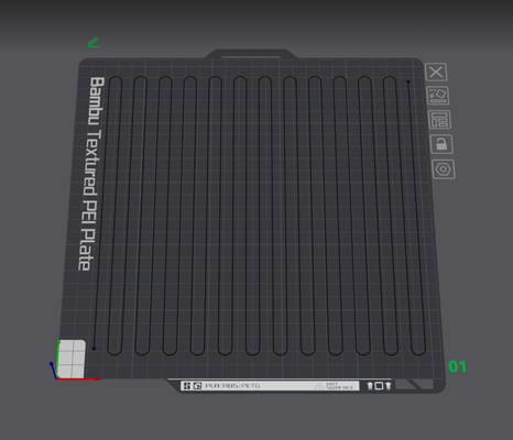 rápido cama llanura capa extrusión calidad prueba 255mm compatible x1 p1 by alexy 3d impresora modelos adhesión nivel plano 3d print model - Mito3D