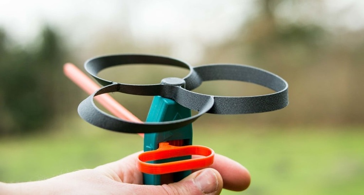 toroidal rotor 4 kuvvetli uçan pervane yeniden karıştırılmış by usta asil oyuncaklar oyunlar helikopter oyun dişli kedi oyuncak mekanik mekanik destek spielzeug 3d print model - Mito3D