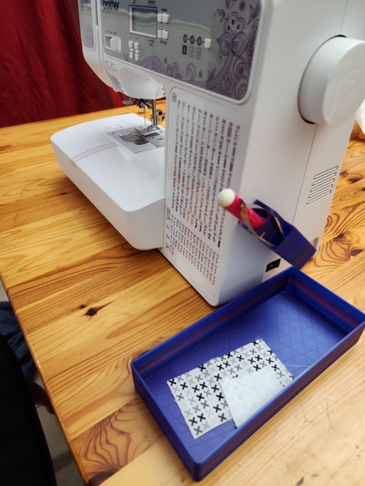 coser máquina herramienta caddie chatarra compartimiento by happygil78 pasatiempo bricolaje diy herramientas costura 3d print model - Mito3D