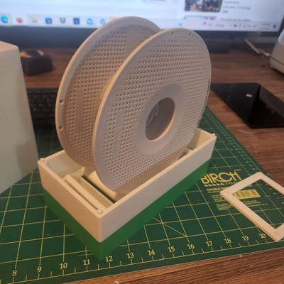 filamento seco caixa janela by lmc projeto 3d impressora acessórios umidade removível dessecante 3d print model - Mito3D