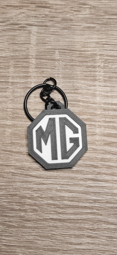 mg chaveiro by carlson arte sinais logotipos carro chave acessório porta chaves 3d print model - Mito3D