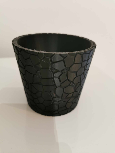 kırık pastel boya tencere by snigzou sanat modeller mum tutucusu kulp destek vazo 3d print model - Mito3D
