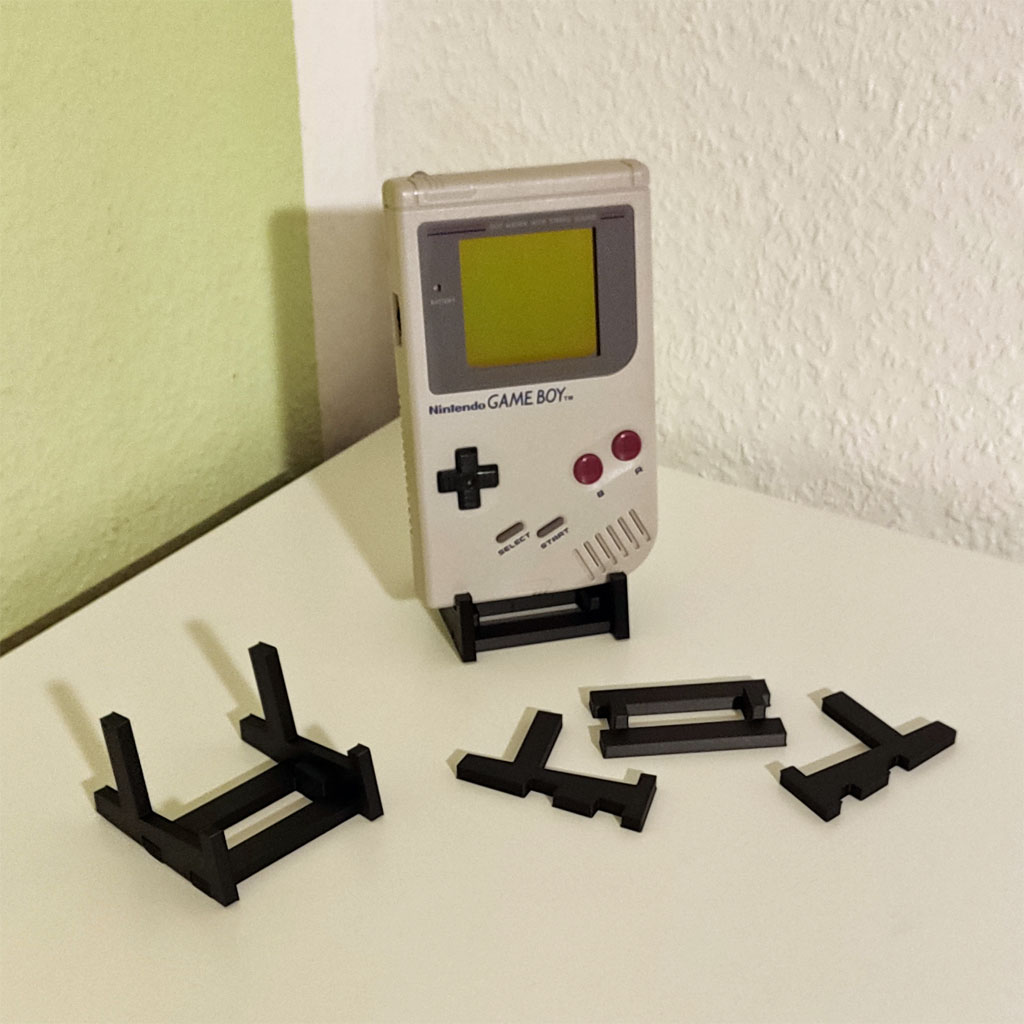 minimalistisch spiel junge anzeige stand by dunkelziffer hobby diy game boy dmg 01 nintendo 3D print model - Mito3D