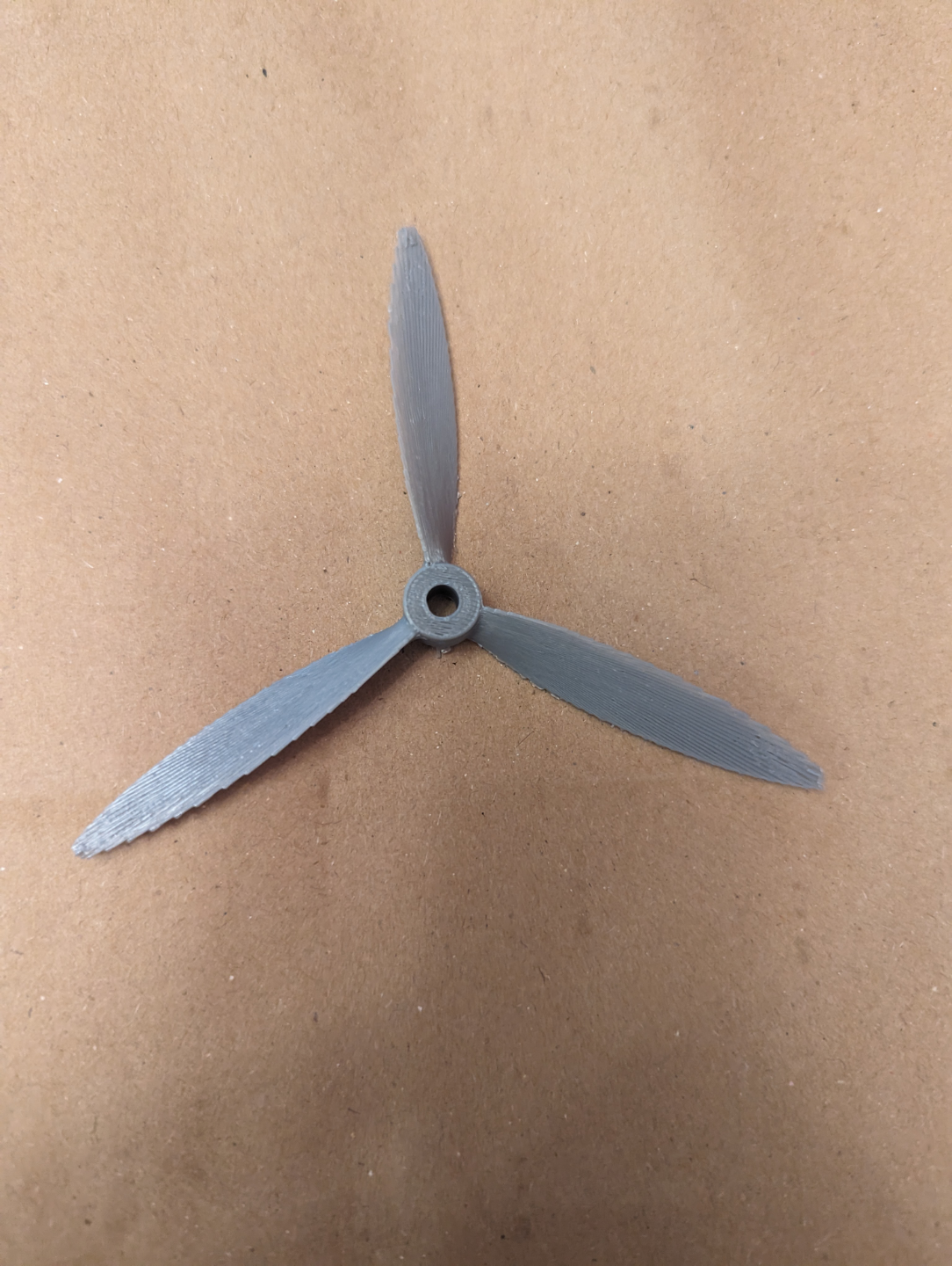 rc propeller 5 x 45 in triblade 5mm by m of wi hobby & diy rcairplane airplane airplanes propellor 3D print model - Mito3D