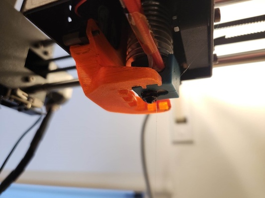 anycubic mega s fanduct mod eva remixed by proper chopper 3d printer parts anycubici3mega cooling fanmount 3d print model - Mito3D