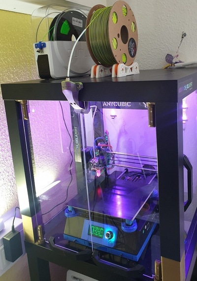 filamentguide lack by proper chopper 3d printer accessories anycubic anycubici3mega enclosure ikealack 3d print model - Mito3D