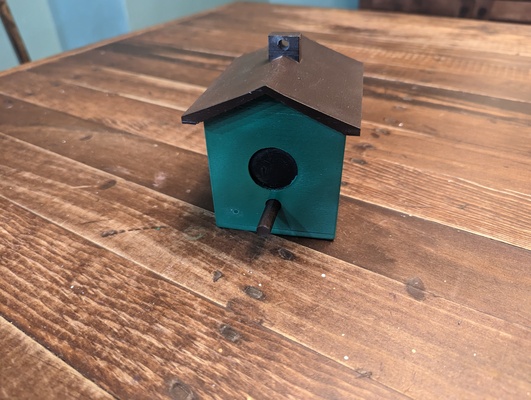 birdhouse geocache by techfinnell hobby & diy sport outdoors geocaching geocachingcontainer 3d print model - Mito3D
