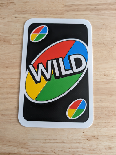 uno selvagem cartão by ferramentas lee brinquedos jogos unocard 3d print model - Mito3D