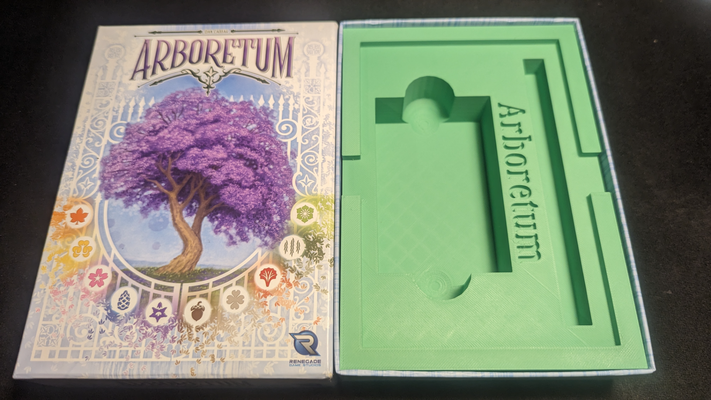 arboretum insert by truethecaptain toys & games board boardgame boardgameinserts boardgameinsert 3d print model - Mito3D