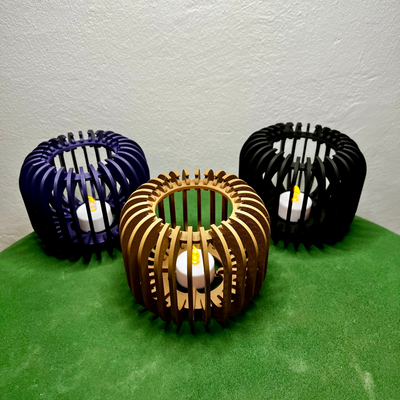 parlak tealight kulp destek ev dekor by kovik 3d halkı tealightmumluk covic3d dekoru 3d print model - Mito3D