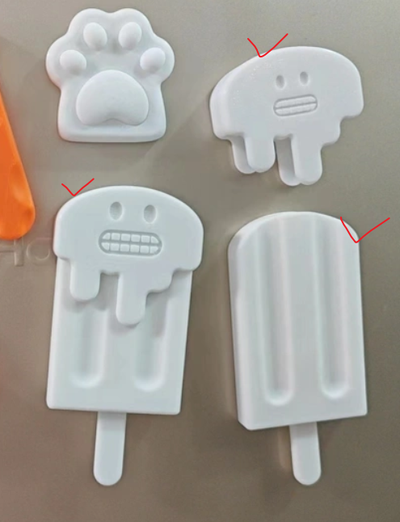 lindo crujiente hielo crema magnético refrigerador imán by tinrick arte moneda insignias 3d print model - Mito3D