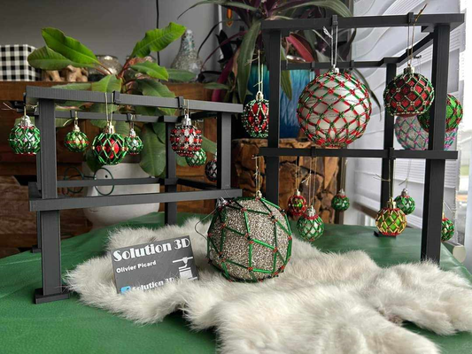 schlüsselbund ohrring schmuck weihnachten ornament anzeige by trinkgeldkarte mode zubehörteil stand ohrringe haken 3d print model - Mito3D
