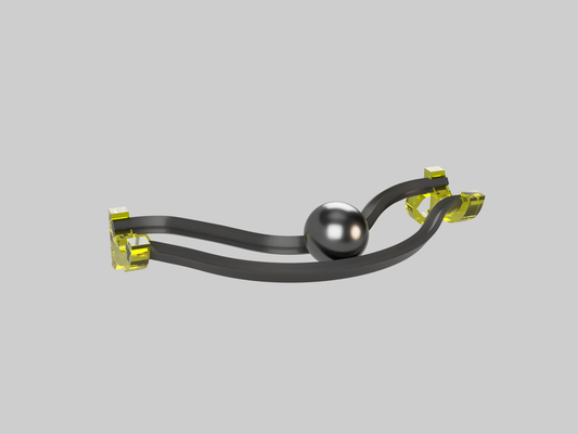 cercle rail acier balle piste aimants by joker 3d loisir diy 3d print model - Mito3D