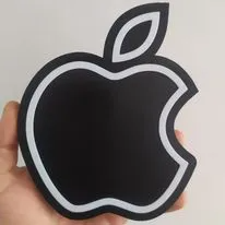 logo pomme tons by 3d co art panneaux logos 3D print model - Mito3D