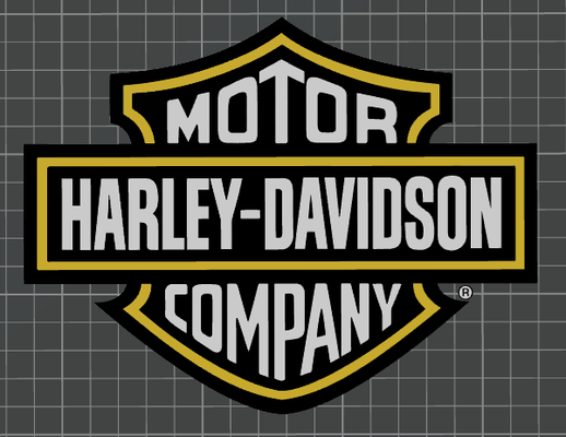 motore harley davidson ams pronto by arte 2d banda motociclista 3d print model - Mito3D