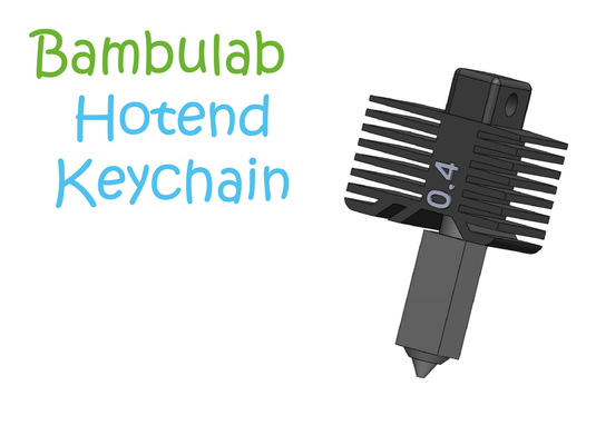 bambulab hotend keychain by dieggs tools gadgets 3d print model - Mito3D