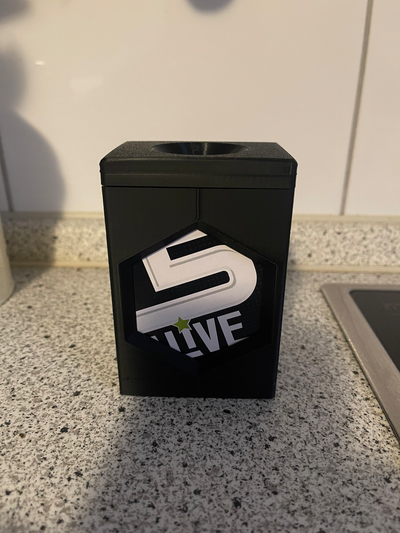 5 alive card box by elve no1 toys & games game 5alive 3d print model - Mito3D
