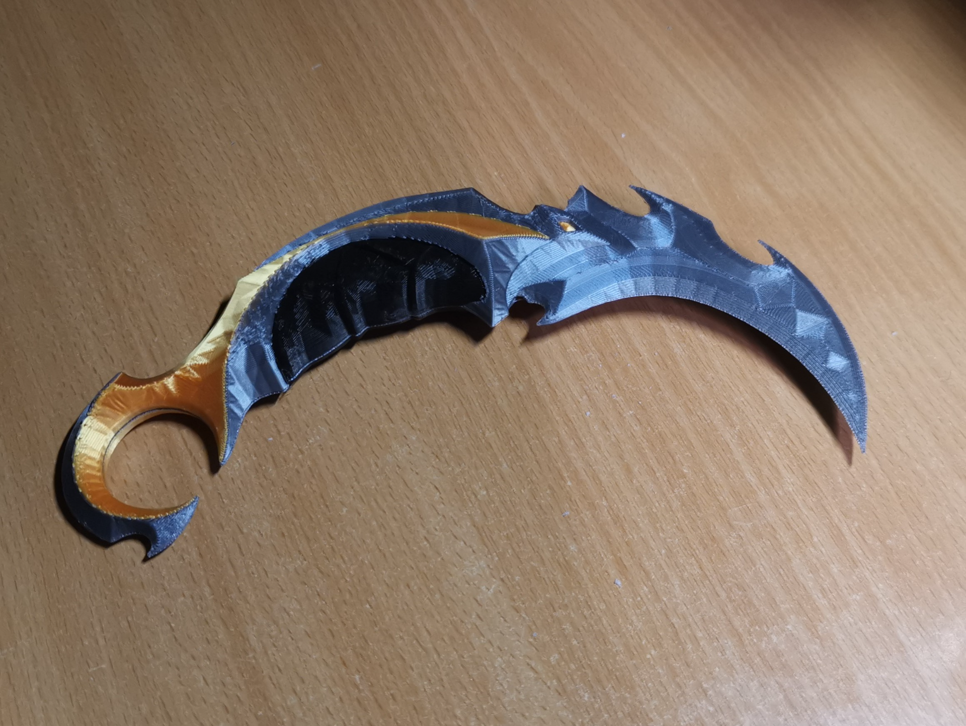 reaver karambit 20 valorant remixed by ptesza props & cosplays replica weapon knife cosplayaccessory 3D print model - Mito3D