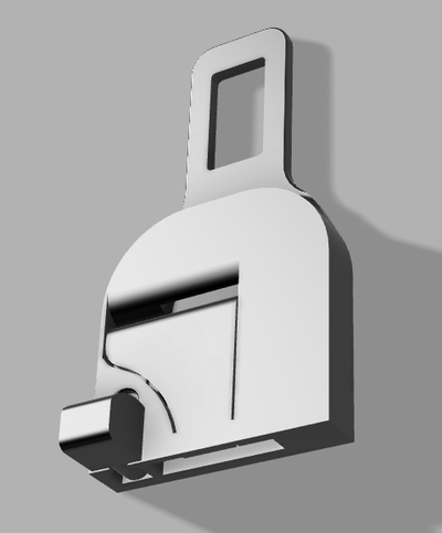 sitz gürtel schnalle by zeus4g hobby diy fahrzeuge sicherheitsgurtschloss 3d print model - Mito3D