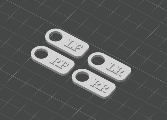tire markers - changing tires summer to winter by patrickwhalen10 tools organizers 3d print model - Mito3D