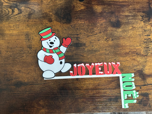 no l frosty joyeux by slowpoke's workshop hobby & diy rc noel christmas corner door decorations decor festive multy multi color 3d print model - Mito3D
