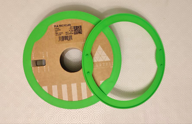 smart recycled cardboard spool ring adapter bambu lab ams v1 by pctforos 3d printer accessories recycled 3d print model - Mito3D