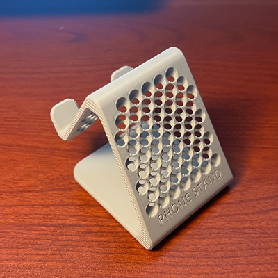 phone stand by household office 3d print model - Mito3D