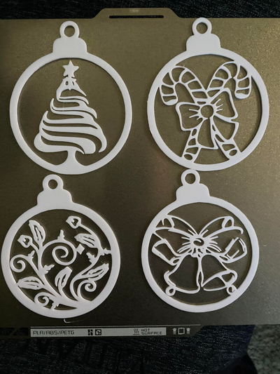 weihnachten ornament pack by svest1466 kunst 2d sammlung 3d print model - Mito3D