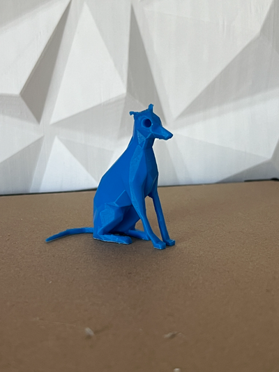 windhund schlüsselbund by ppj miniaturen tiere hund tier 3d print model - Mito3D