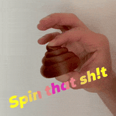 fudge spinner original by nukddd spielzeuge spiele poop scheisse zappeln flauschige haut komisch scherz 3d print model - Mito3D