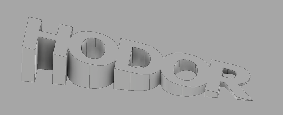 hodor batente porta by 3dprintnovesia casa modelos 3d print model - Mito3D