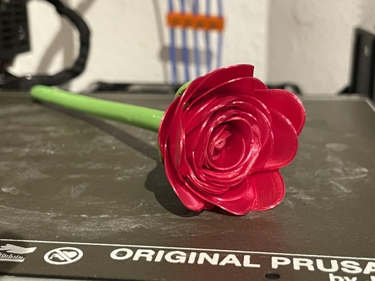 super realistico rosa roll up design by 3dprintnovesia domestico giardino fiore fiori san valentino regali san valentino fidanzato matrimonio proposta 3d print model - Mito3D