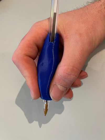 3d escaneado ergonômico desvantagem caneta adaptador by 3dprintnovesia ferramentas médico lidar lápis gadget estilete desativado grifo 3d print model - Mito3D