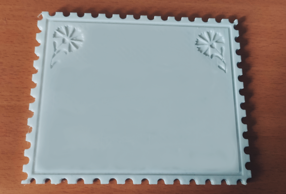 timbre courrier boîte by bigbee ménage décor boites lettres décoration magnétique repassage oberkrainer carniole personnalisable adresse espace 3d print model - Mito3D