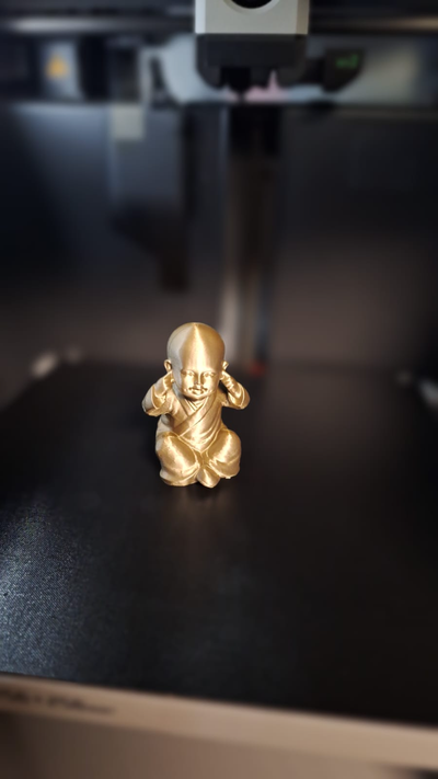 bambino buddha by s 3d arte sculture illuminazione saggezza religione buddismo figura 3d print model - Mito3D