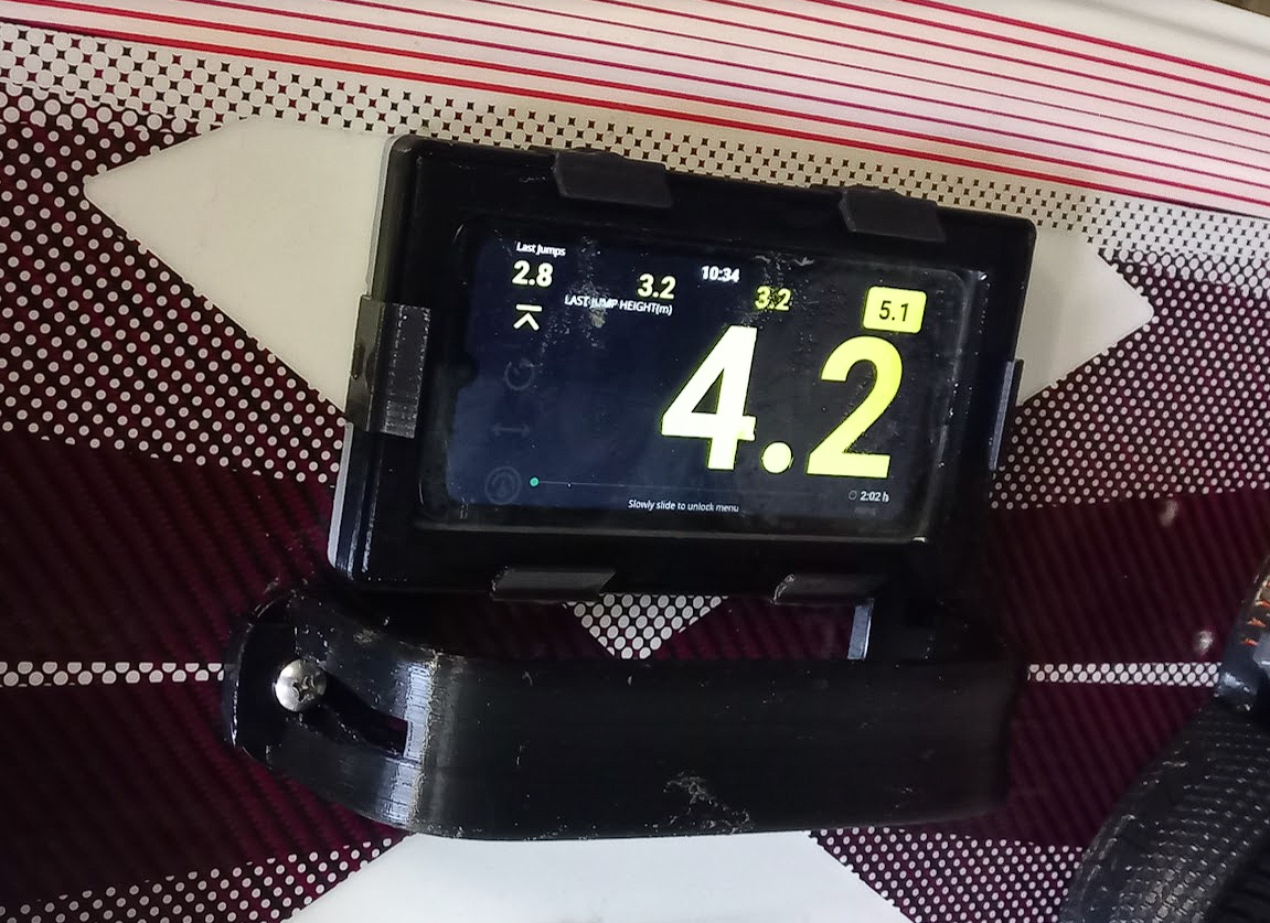 surfr app étanche étui téléphone travail écran tactile actualisé by belette outils gadgets manipuler double astuce kitesurf caisson cerf volant 3D print model - Mito3D