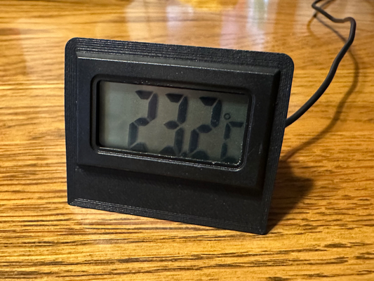 dijital termometre binmek by harley3d hobi kendin yap akvaryum termometresi dijital sıcaklığı balık tank tankı sıcaklık sensör 3dprinterthermometer yazıcı 3d print model - Mito3D