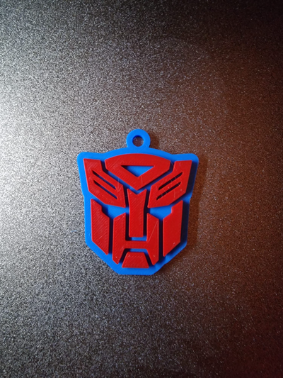 transformers autobot keychain by wickieprints art signs & logos 3d print model - Mito3D