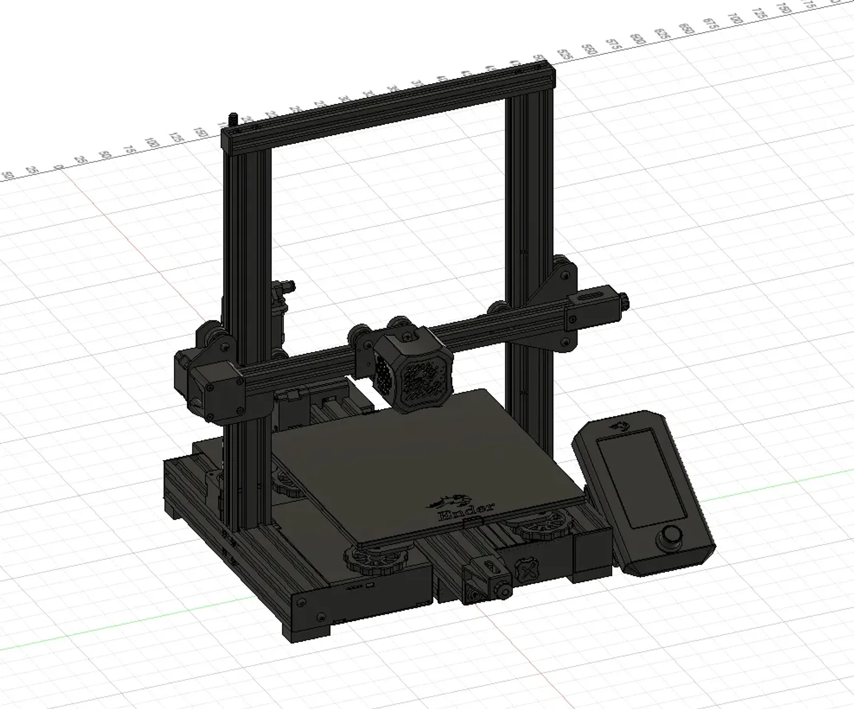 ender 3 v2 model yeniden karıştırılmış by depep1 3d yazıcı aksesuarlar creality 3D print model - Mito3D