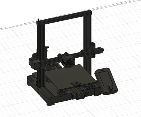 ender 3 v2 modelo remezclado by depep1 3d impresora accesorios crealidad 3d print model - Mito3D