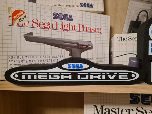 sega mega drive light box by mahave art signs & logos led lamp ledstrip logo 3d print model - Mito3D